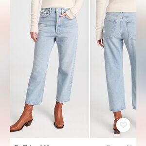 AGOLDE 90s crop mid rise straight jeans size 28